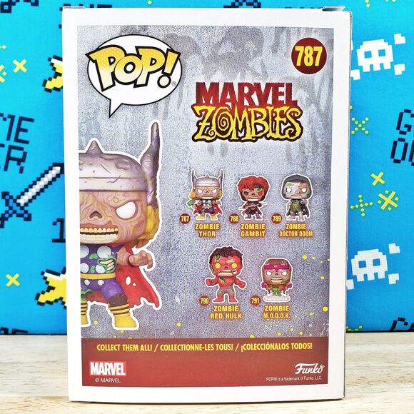 Funko PoP WHAT IF..? Marvel Zombies Zombie Thor #787 2021 Vinyl + Protector - Picture 4 of 10